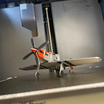 Mô hình P-51D Mustang Kit Card