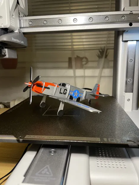 Mô hình P-51D Mustang Kit Card - Image 3