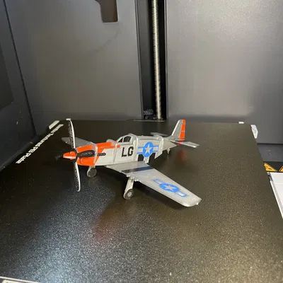 Mô hình P-51D Mustang Kit Card