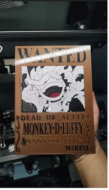 Tấm Poster Truy Nã Luffy - Image 1