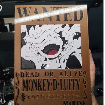 Tấm Poster Truy Nã Luffy