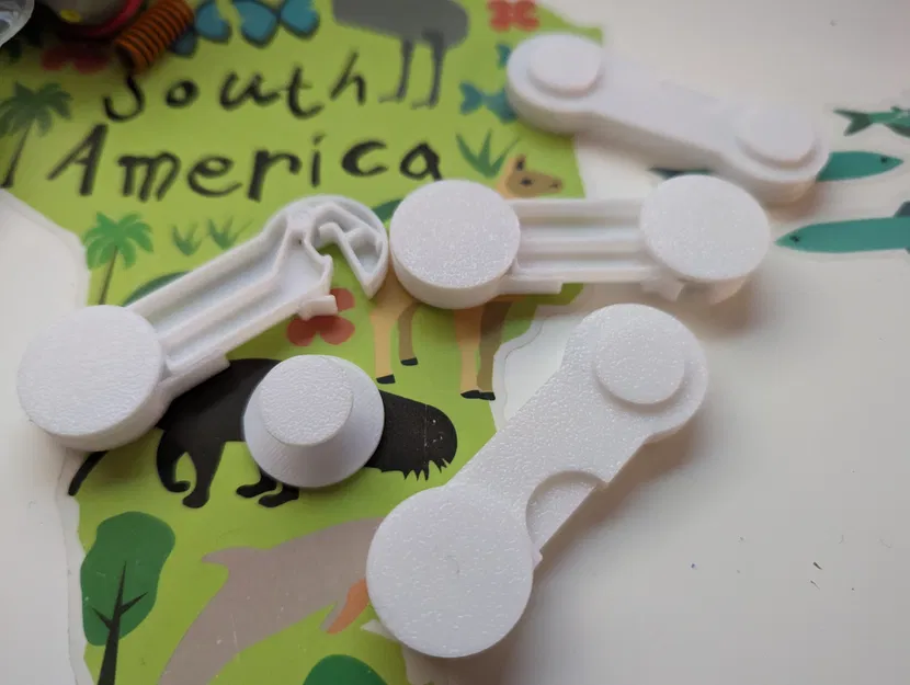 Chốt khóa an toàn cho ngăn kéo - Khung bảo vệ trẻ em - Image 1