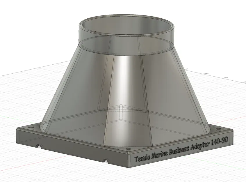 Bộ chuyển đổi quạt 140 mm Noctua sang ống gió 90 mm - Image 2