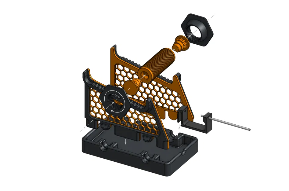 Giá đỡ cuộn dây trọng lực cho MMU2S - Image 2