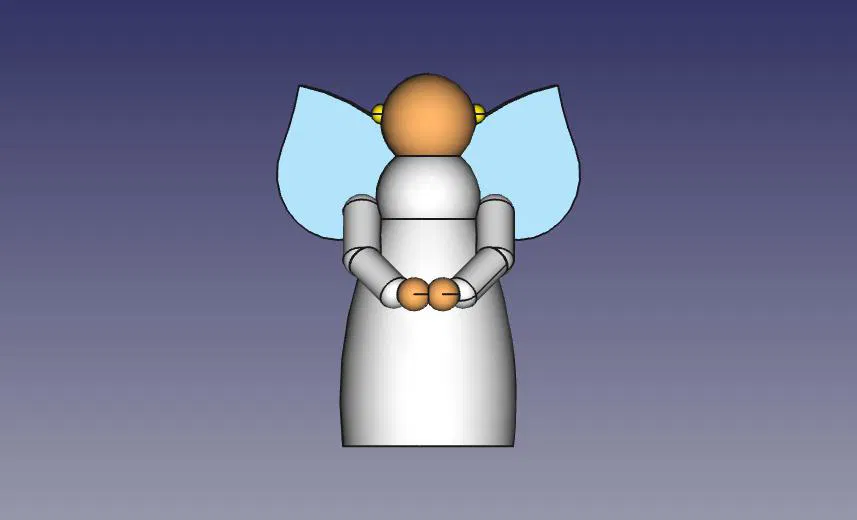 Thiên Thần Giáng Sinh Để Tô Màu - Image 1