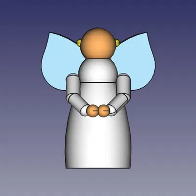 Thiên Thần Giáng Sinh Để Tô Màu