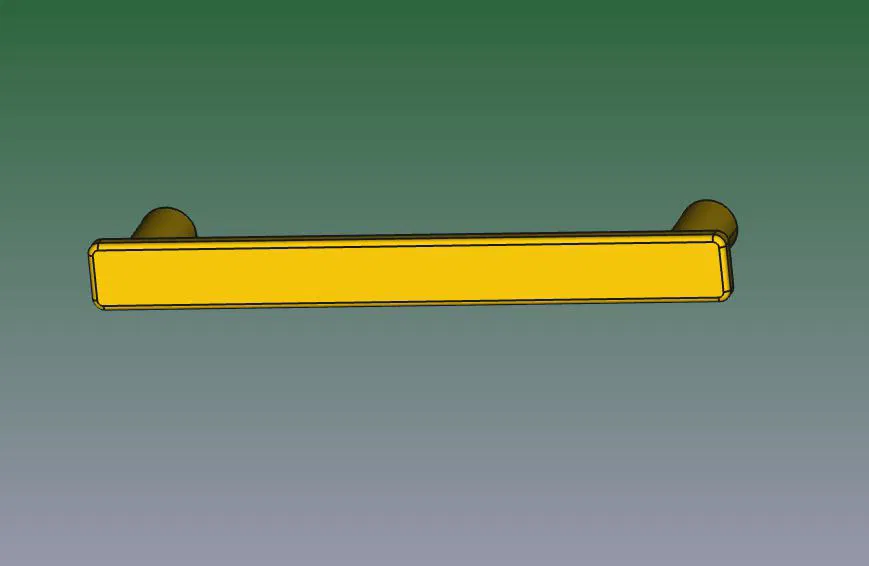 Tay Nắm Tủ Bếp Griff-95-d3 V1 - Thiết Kế Đơn Giản - Image 2