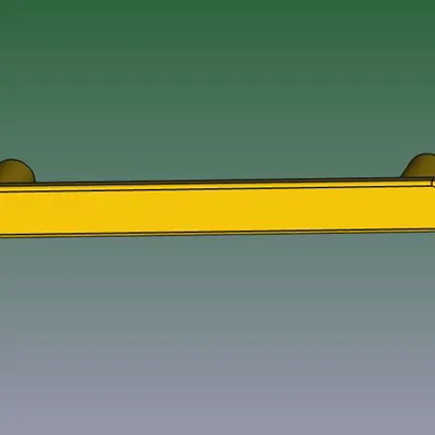 Tay Nắm Tủ Bếp Griff-95-d3 V1 - Thiết Kế Đơn Giản