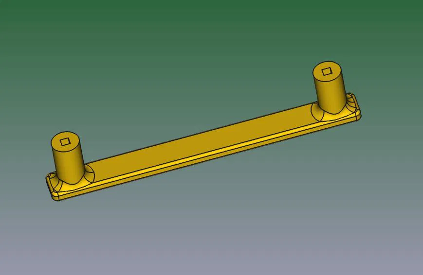 Tay Nắm Tủ Bếp Griff-95-d3 V1 - Thiết Kế Đơn Giản - Image 3