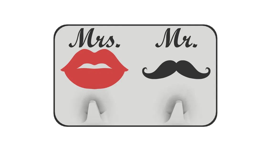 Móc Treo Cửa Cô Dâu Chú Rể (Mrs & Mr) - Image 4