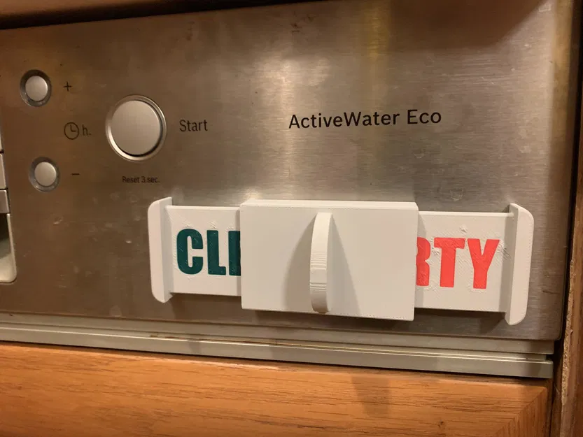 Biển Báo Tình Trạng Máy Rửa Bát (Phiên Bản MMU Có Nam Châm Tùy Chỉnh) - Image 1