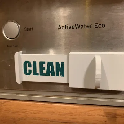 Biển Báo Tình Trạng Máy Rửa Bát (Phiên Bản MMU Có Nam Châm Tùy Chỉnh)