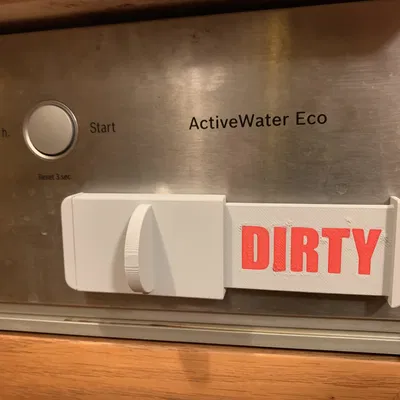 Biển Báo Tình Trạng Máy Rửa Bát (Phiên Bản MMU Có Nam Châm Tùy Chỉnh)