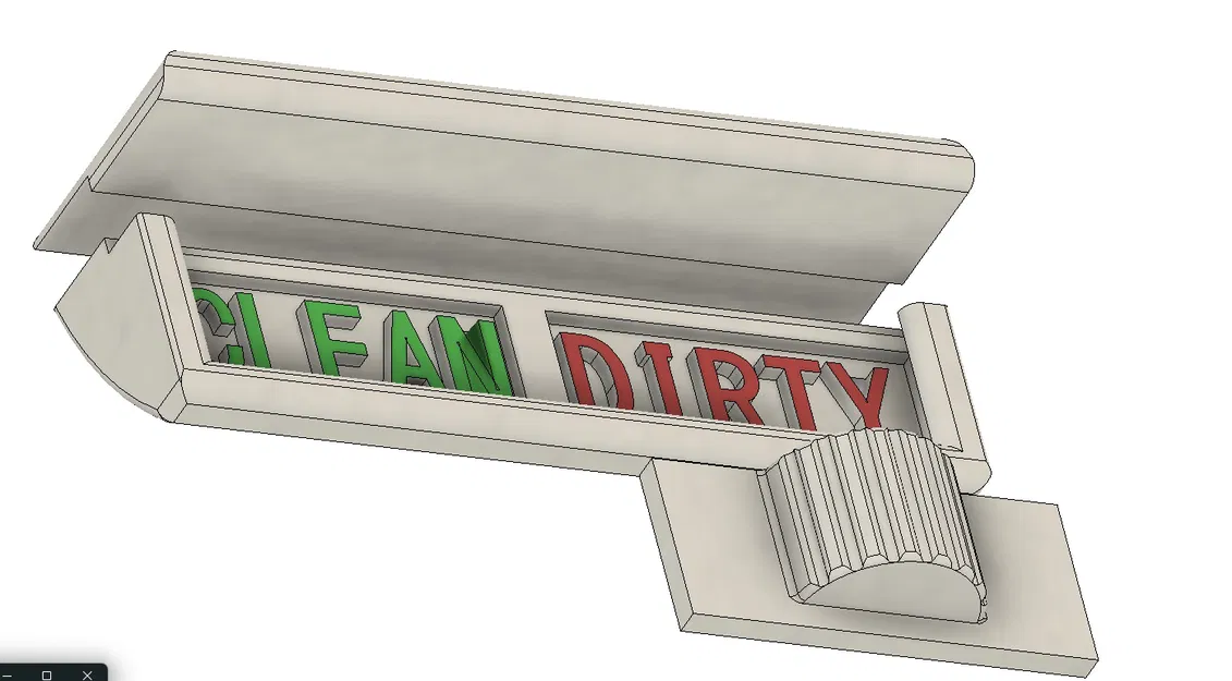 Biển báo máy rửa chén nằm ngang - Image 2