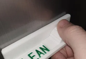 Biển báo máy rửa chén nằm ngang - Image 4