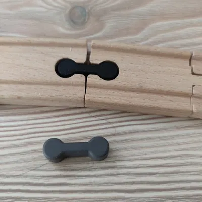 Khớp nối / Đầu nối đường ray xe lửa bằng gỗ