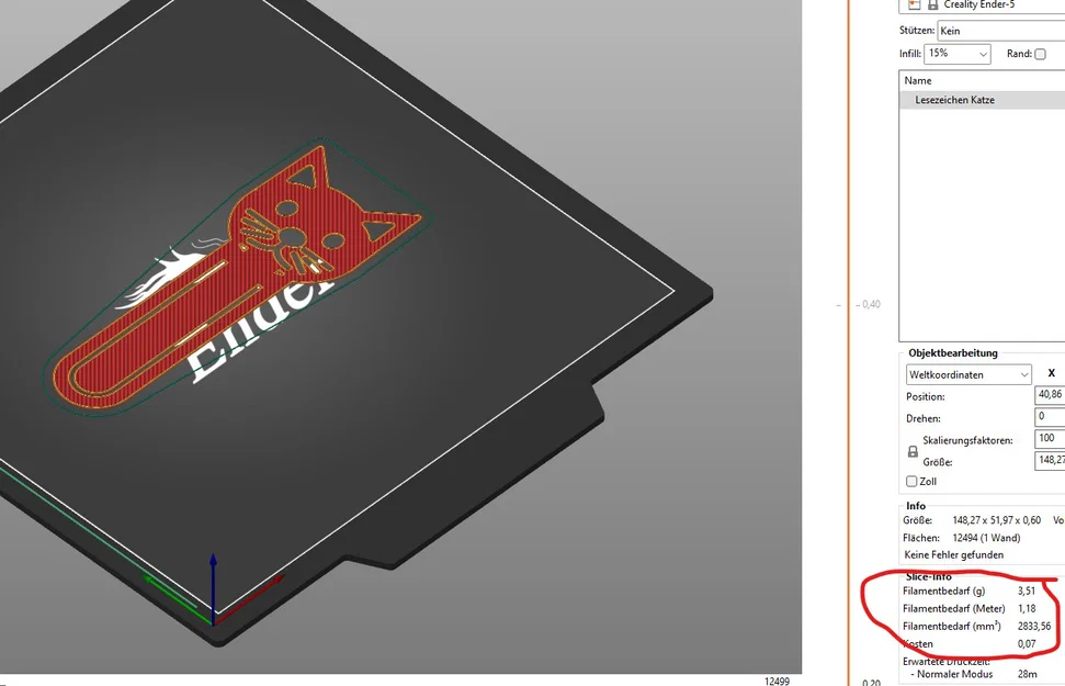 Bookmark Mèo - Lesezeichen Katze - Image 2