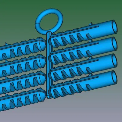 Mẫu Dübel d6-D8x39 (8 Cái)