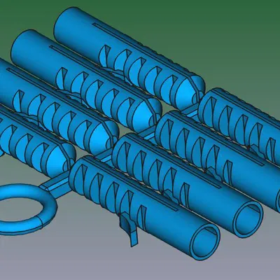 Mẫu Dübel d6-D8x39 (8 Cái)