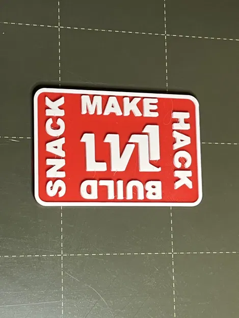 Logo LVL1 Hackerspace Louisville Kentucky - Miếng Dán 2x3" - Image 1