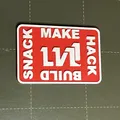 Logo LVL1 Hackerspace Louisville Kentucky - Miếng Dán 2x3" - Thumbnail 1