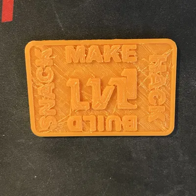 Logo LVL1 Hackerspace Louisville Kentucky - Miếng Dán 2x3"