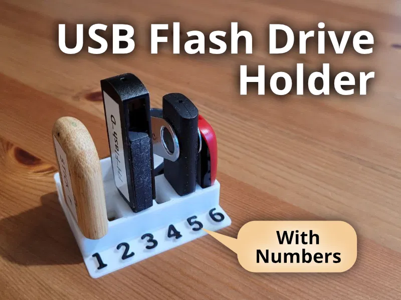 Hộp Đựng USB Flash Drive Có Số - Image 1