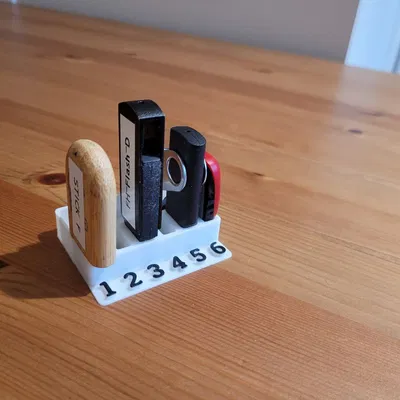 Hộp Đựng USB Flash Drive Có Số