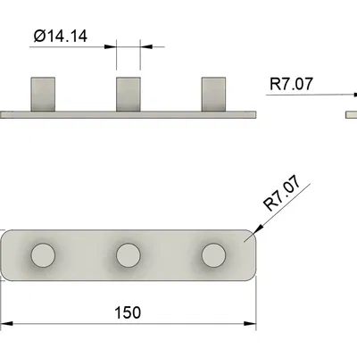Móc Treo Tường Đa Năng