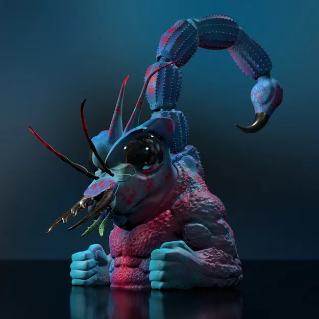 Mô Hình In 3D Bọ Cạp - Dozer - Fantasy Phức Tạp - Image 19