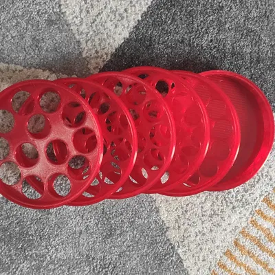 Cái phân loại tiền xu Séc 50Kč - 1Kč có thể xếp chồng