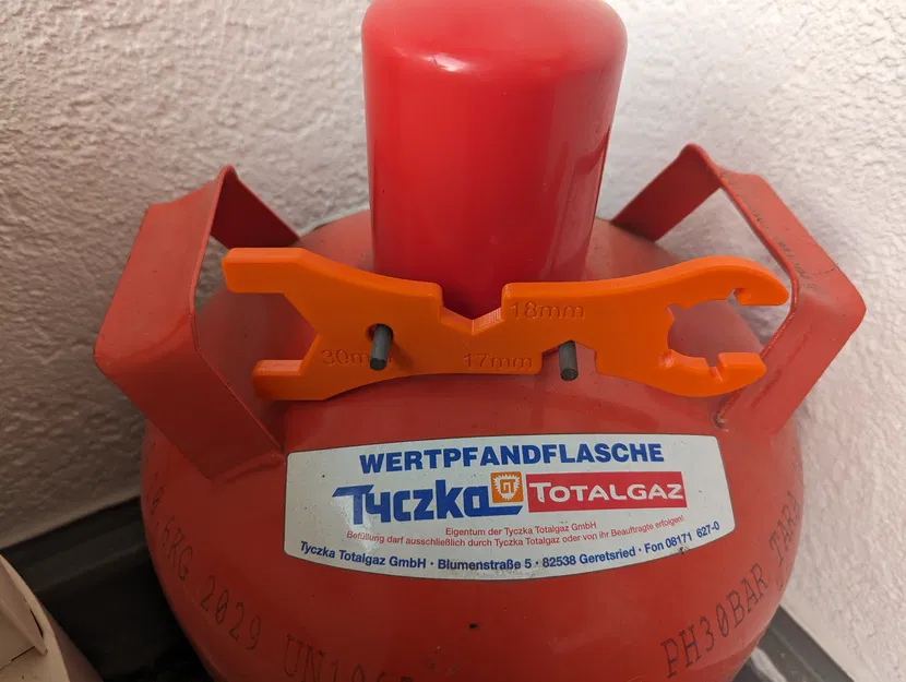 Chìa Khóa Vặn Bình Gas / Van Giảm Áp - Gasflaschenschlüssel - Image 1