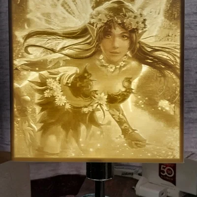 Lithophane Tiên Nữ 4 Tấm