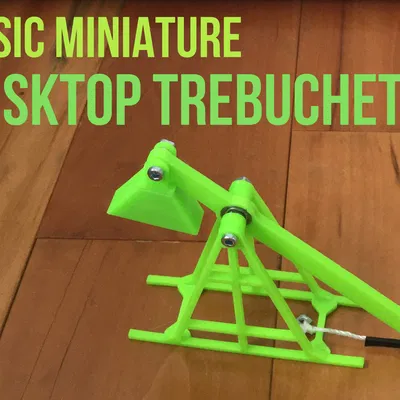 Mô Hình Nỏ Phóng Đá Mini Để Bàn Cơ Bản