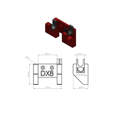 Giá treo tường cho Spectrum DX8 G2