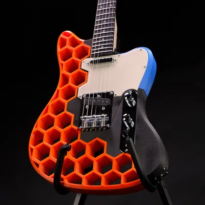 The Prusacaster - Đàn Guitar In 3D