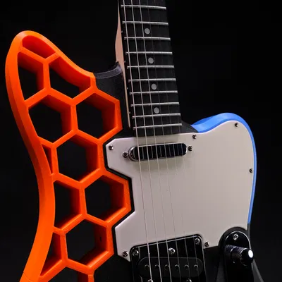 The Prusacaster - Đàn Guitar In 3D