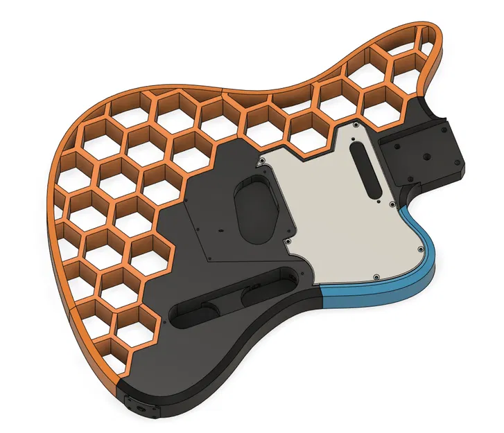 The Prusacaster - Đàn Guitar In 3D - Image 5