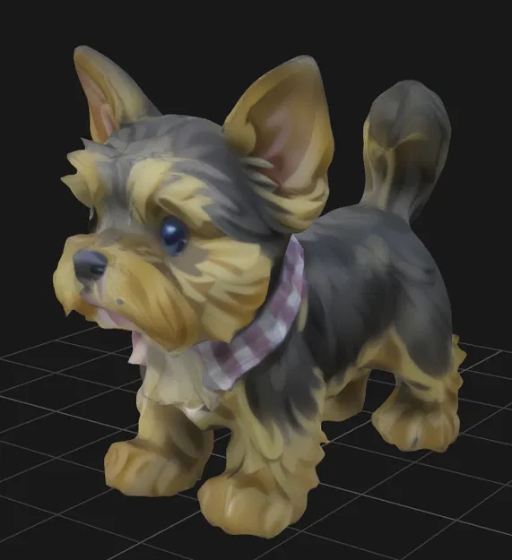 Mô Hình Yorkshire Terrier Tí Hon - Image 1
