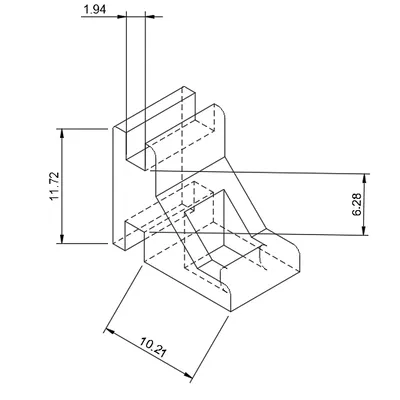 Con trượt thay thế cho móc/kẹp rèm vào thanh ray