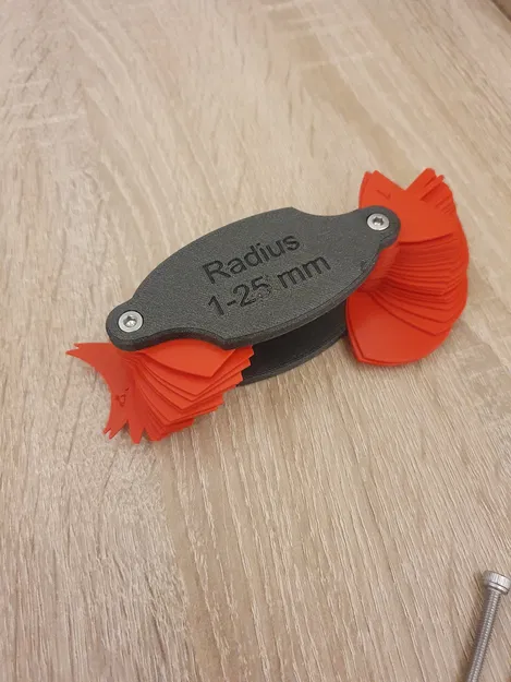 Thước Đo Bán Kính 1-25mm | Radius Gauge (M4) - Image 1