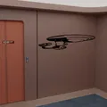 Tranh Tường Hình Bóng Thuyền Enterprise D Star Trek - Thumbnail 1