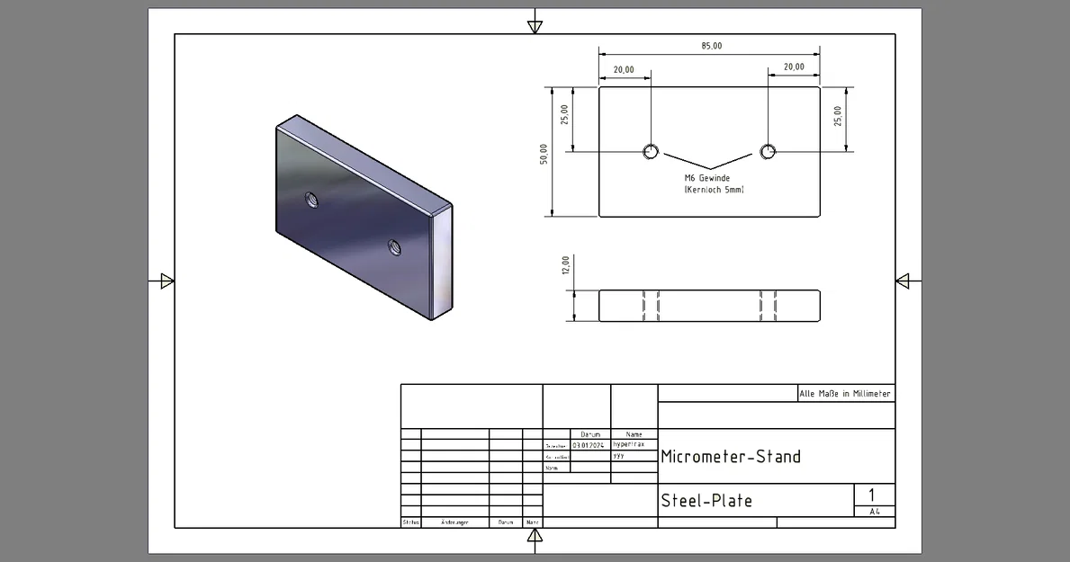 Chân đế Micrometer ổn định - Image 10
