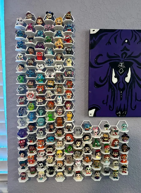 Kệ Mini Hình Lục Giác Cho Disney Doorables - Image 2