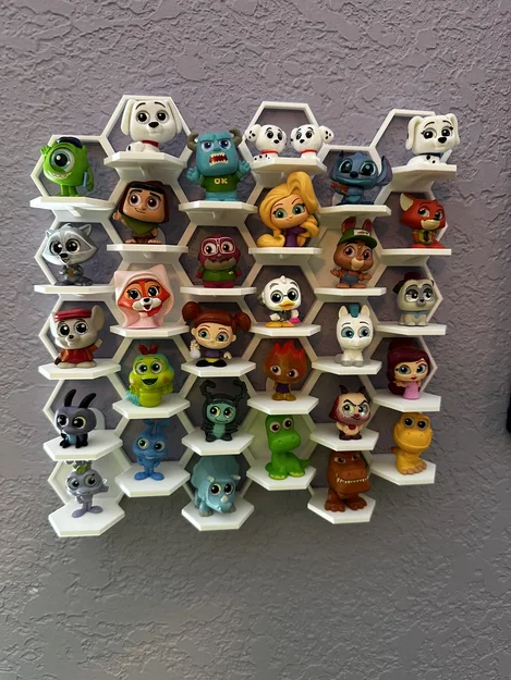 Kệ Mini Hình Lục Giác Cho Disney Doorables - Image 3