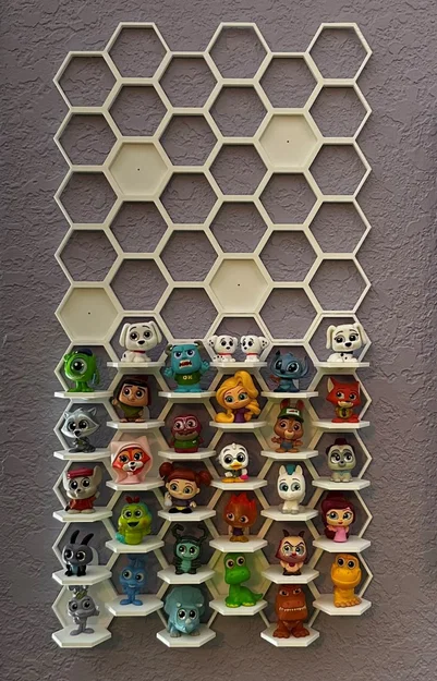 Kệ Mini Hình Lục Giác Cho Disney Doorables - Image 4