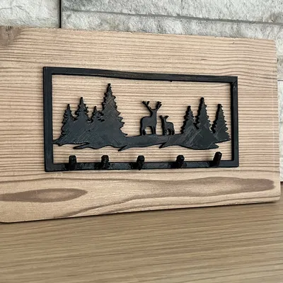 Móc Treo Chìa Khóa Núi Rừng và Động Vật