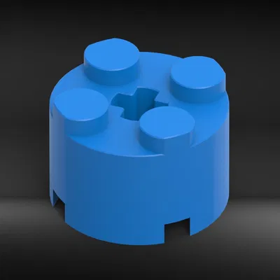 LEGO - ID 3941 - Viên Gạch Tròn 2x2 - Bộ Phận Thay Thế