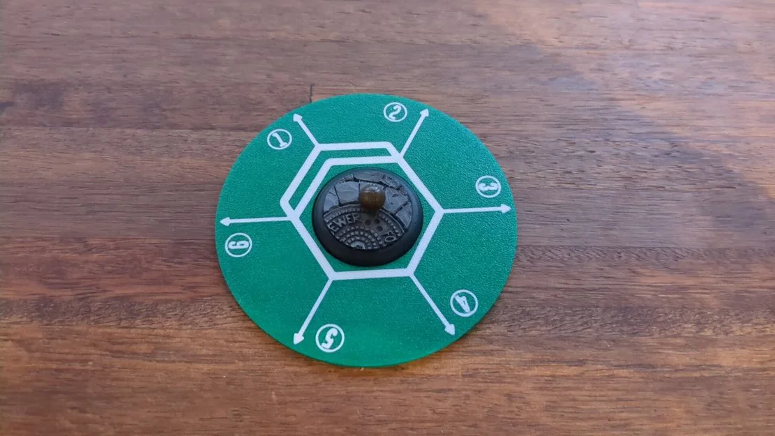 Guild Ball - Khuôn Giấy Vòng Tròn Đặt Quả Bóng - Image 1