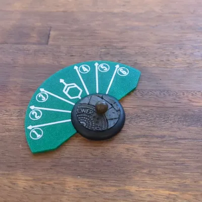 Guild Ball - Kick Scatter Template (Mẫu bộ định vị Kick Scatter)